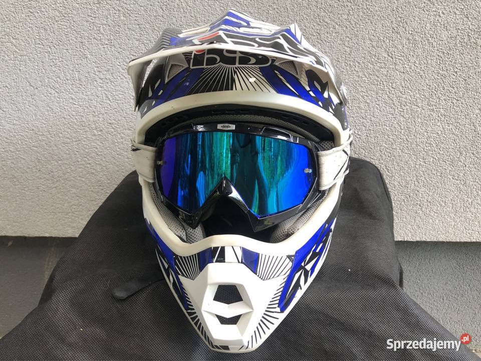 Kask gogle enduro cross Turek sprzedam