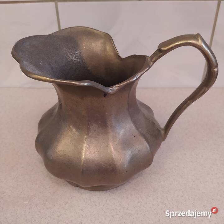 Dzbanek z masywnego mosiądzu Pozostałe Gdańsk