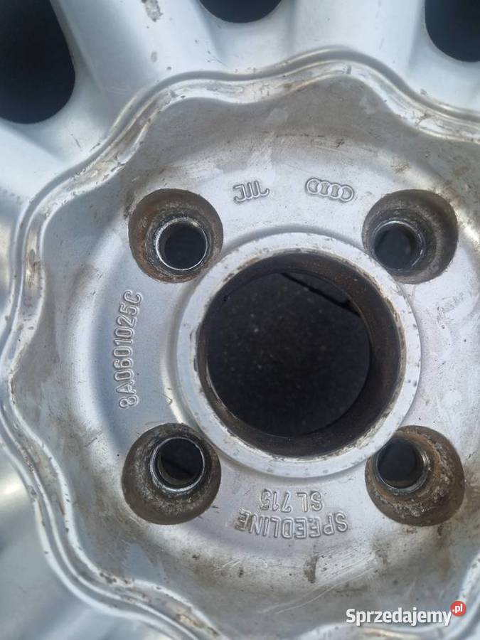 FELGI ALUMINIOWE 7JX15H2 ET37 AUDI B4 Średnica 15" podkarpackie Rzeszów sprzedam