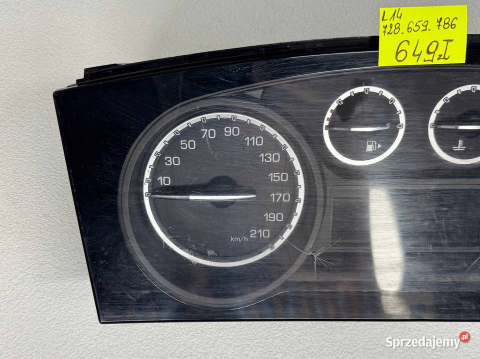 LICZNIK ZEGARY PRĘDKOŚCIOMIERZ LANCIA YPSILON mazowieckie Warszawa sprzedam