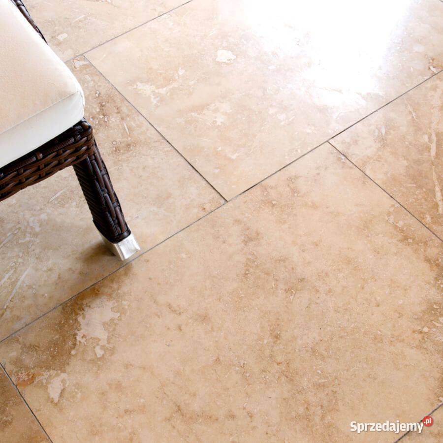 Płytki Trawertyn Classic Light szlifowany i Płytki podłogowe Gdynia