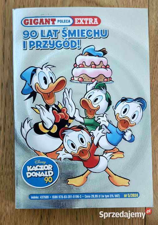 Komiksy Kaczora Donalda Gigant Poleca x 6 ISBN 9788328151963 Toruń