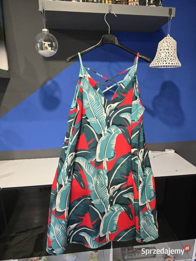 Sukienka w stylu hawajskim letnia r M Rozmiar 38(M) Bytom
