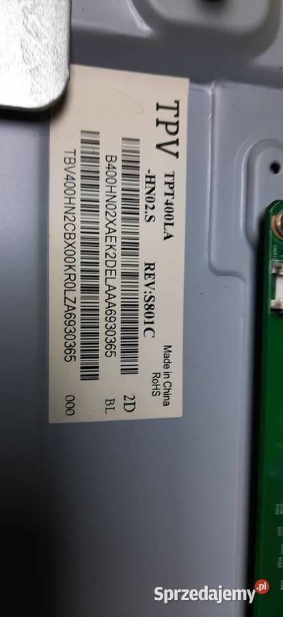 Podswietlenie do matrycy TPV TPT400LAHN02S Sosnowiec