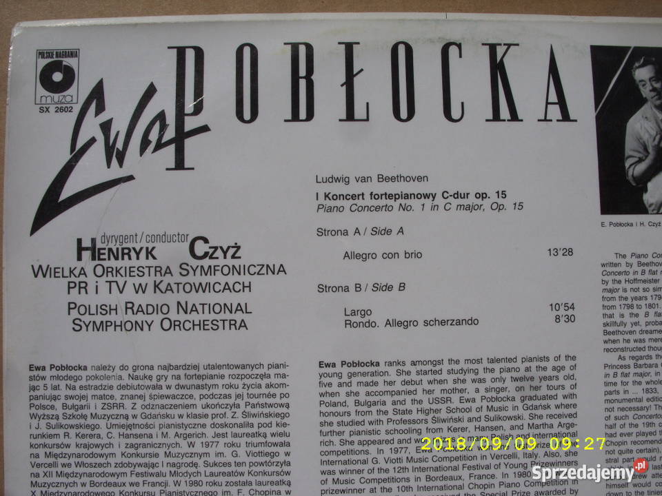 Klasyka VAN BEETHOVEN4 plyty winylowe dolnośląskie Wołów