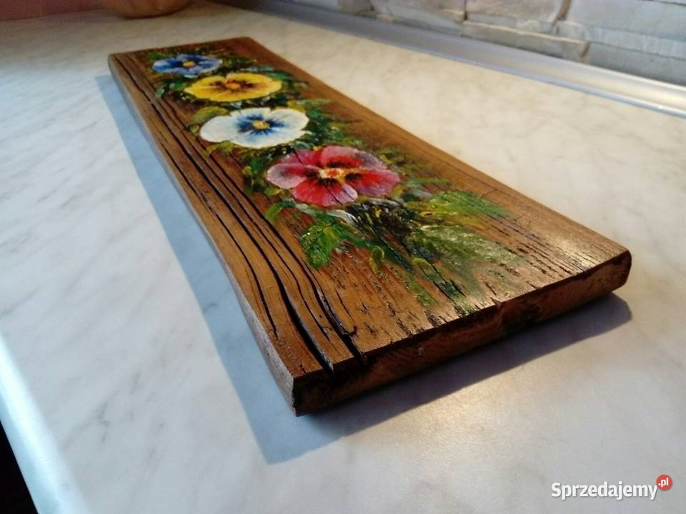 Malowanie na starych deskach Osmolice Pierwsze