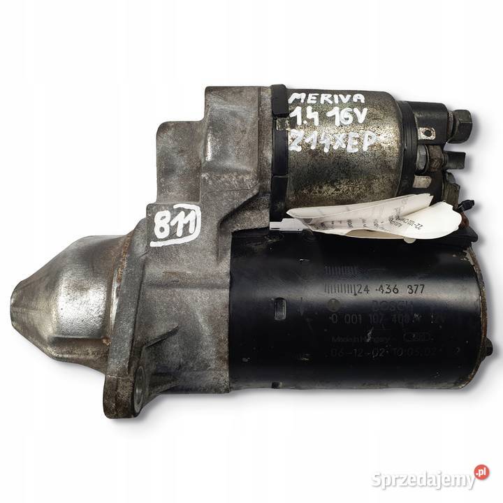 ROZRUSZNIK Opel Meriva A 14 16V bosch 0001107408 osobowe Chełm