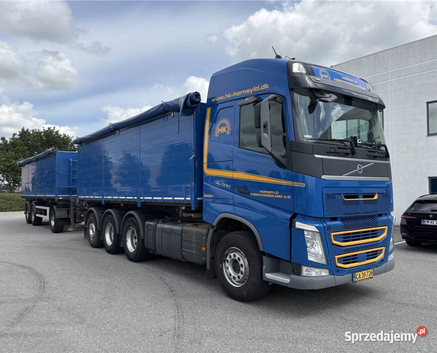 Zestaw wywrotka do zboza z przyczepa Volvo 13000kg sprzedam