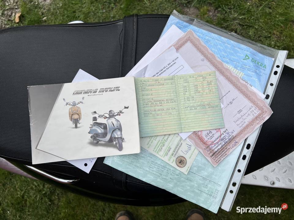 Skuter Retro 125 z Niemiec mały przebieg benzyna Jelenia Góra