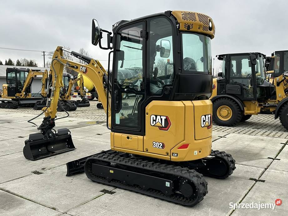 FABRYCZNIE NOWA MINIKOPARKA CATERPILLAR 302 CR