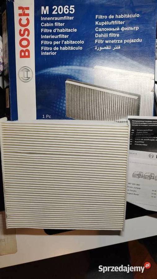 Filtr kabinowy M2065 BOSH Olsztyn