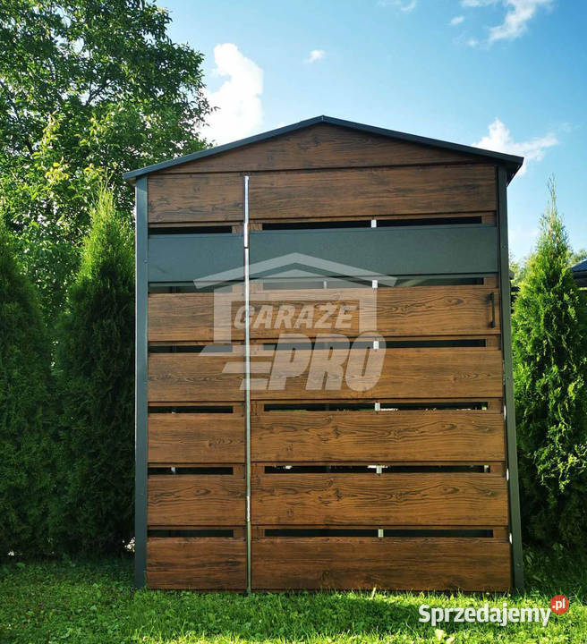 Wiata śmietnikowa dwuspad 13x05m Schowek Pozostałe Bełchatów