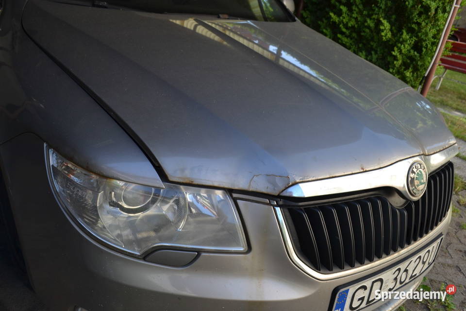skoda superb II 2009r 20 tdi 140 uszkodzony diesel pomorskie Gdańsk