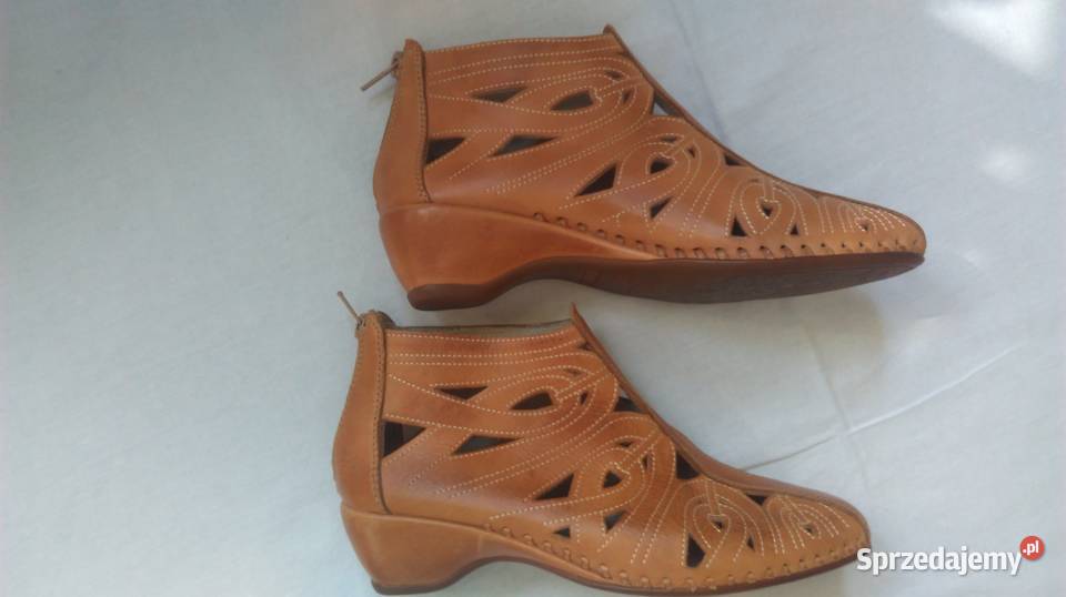 BUTY brąz Sandały r 375 damskie SKÓRA Pikolinos sprzedam