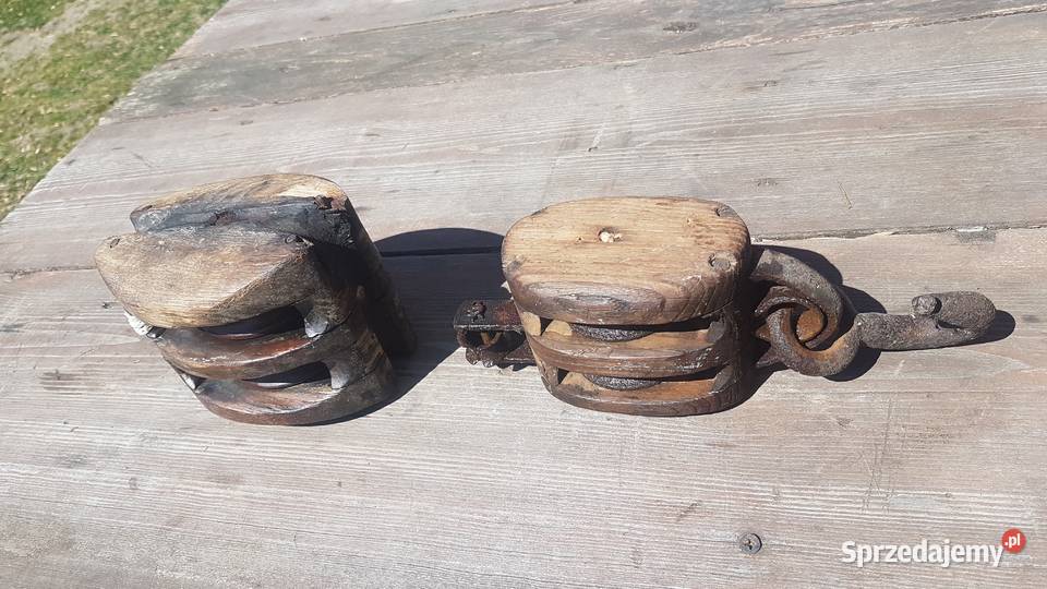 koło sterowe sprzed 1945r2 bloczki Białogard