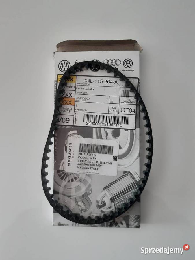 Pasek napędu pompy oleju 20 tdi 04L115264A Wałbrzych
