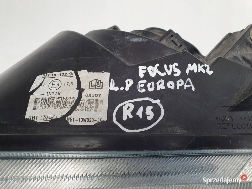 LAMPA LEWA Ford Focus mk2 0206 PRZEDNIA lewy Rudka