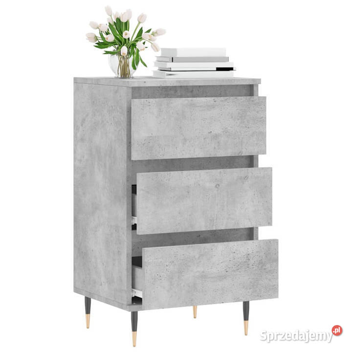 Komoda szarość betonu 40x35x70 materiał Warszawa