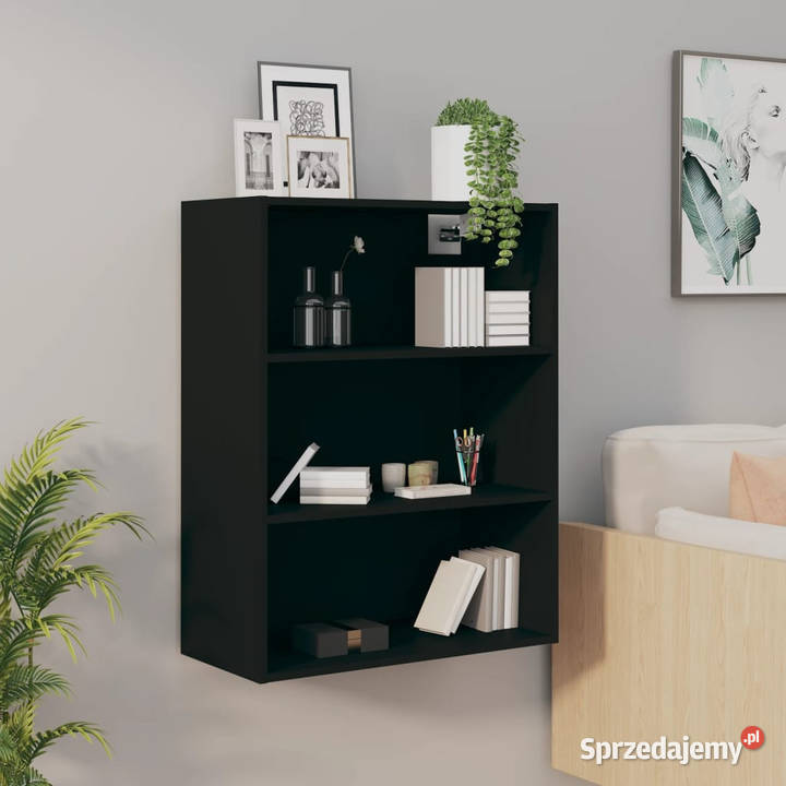 Szafka wisząca czarna 695x325x90 WM812313 Warszawa