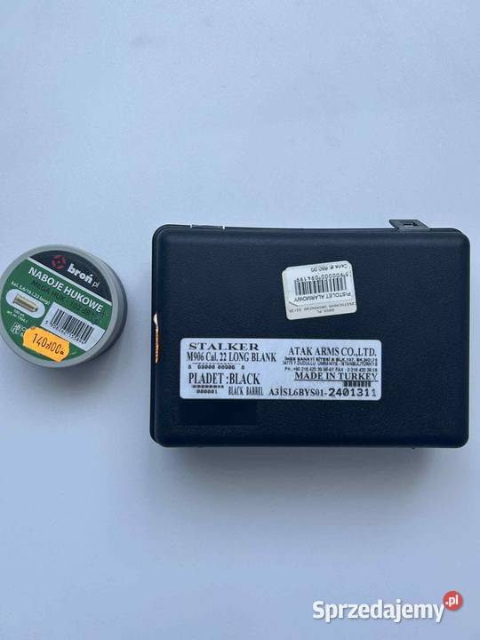 pistolet hukowy Stalker M906 naboje hukowe Mielec