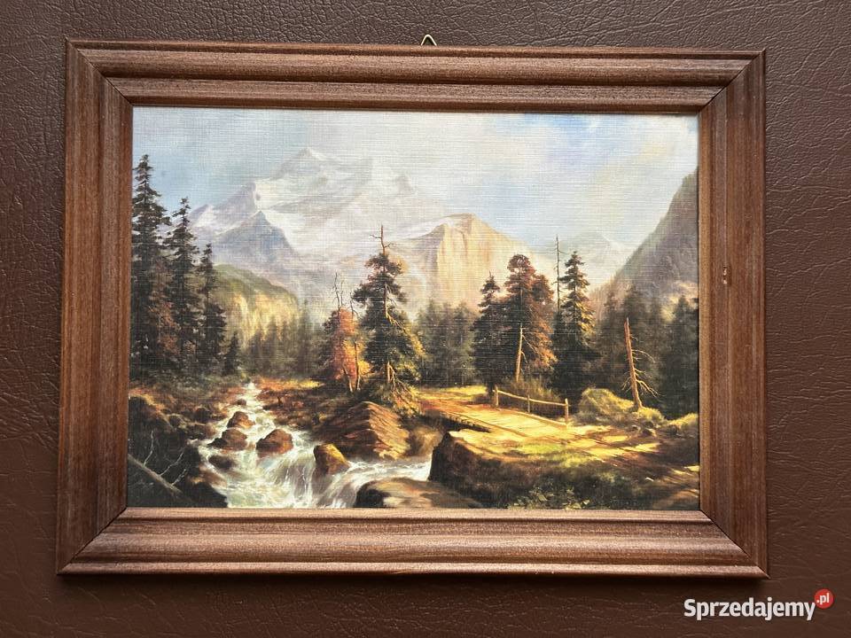 obrazek potok górski reprodukcja Łęczyca