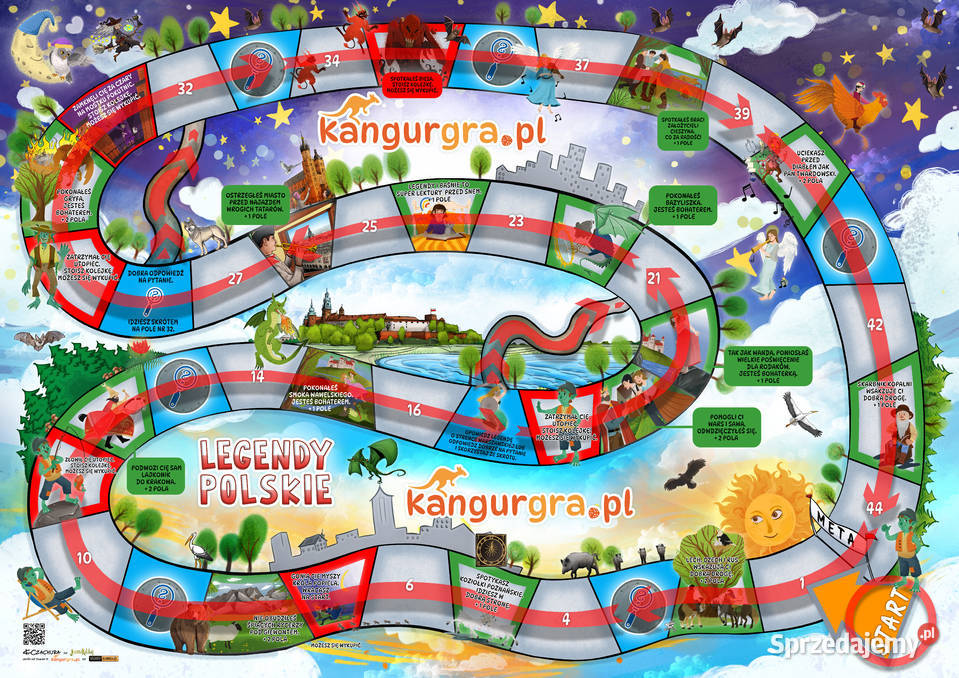 gra XXL LEGENDY POLSKIE DZIECI do skakania nauki Warszawa