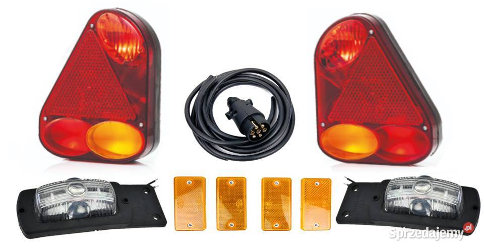 Zestaw lamp oświetlenie do przyczepy lampy Wrocław