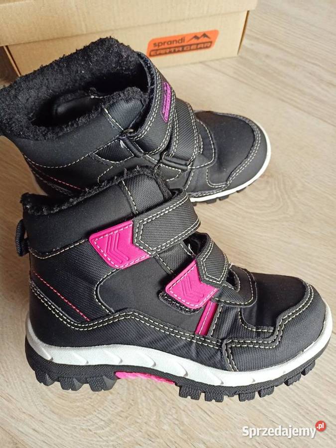 Kozaki trzewiki dziewczęce czarne Sprandi 29 mazowieckie