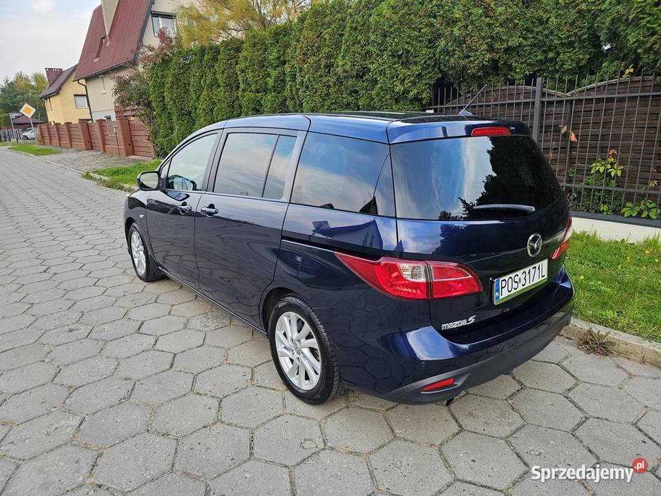 Mazda 5 II 20 MPI 144 201112 r Bogate Wyposaż Ostrów Wielkopolski