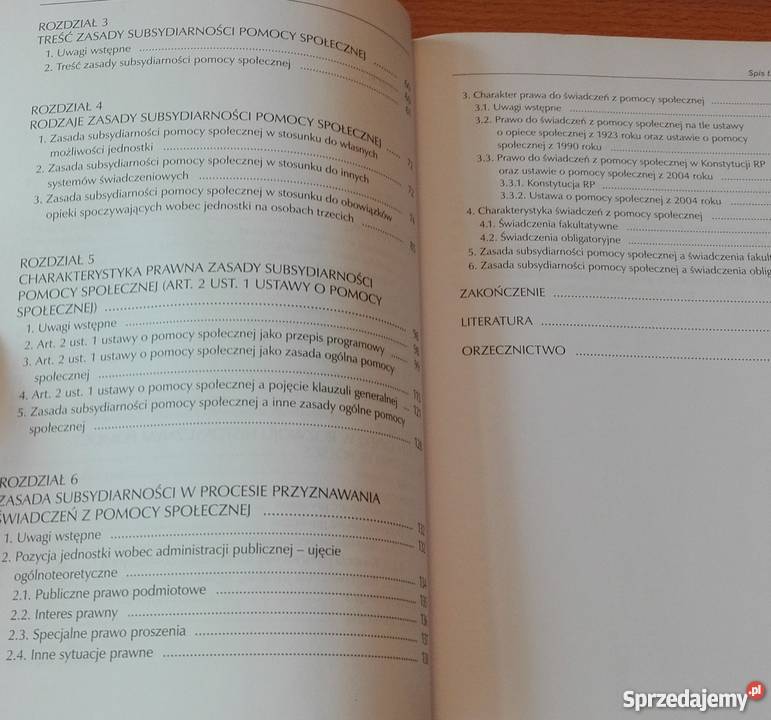 Zasada subsydiarności w prawie pomocy społecznej pomorskie Gdańsk