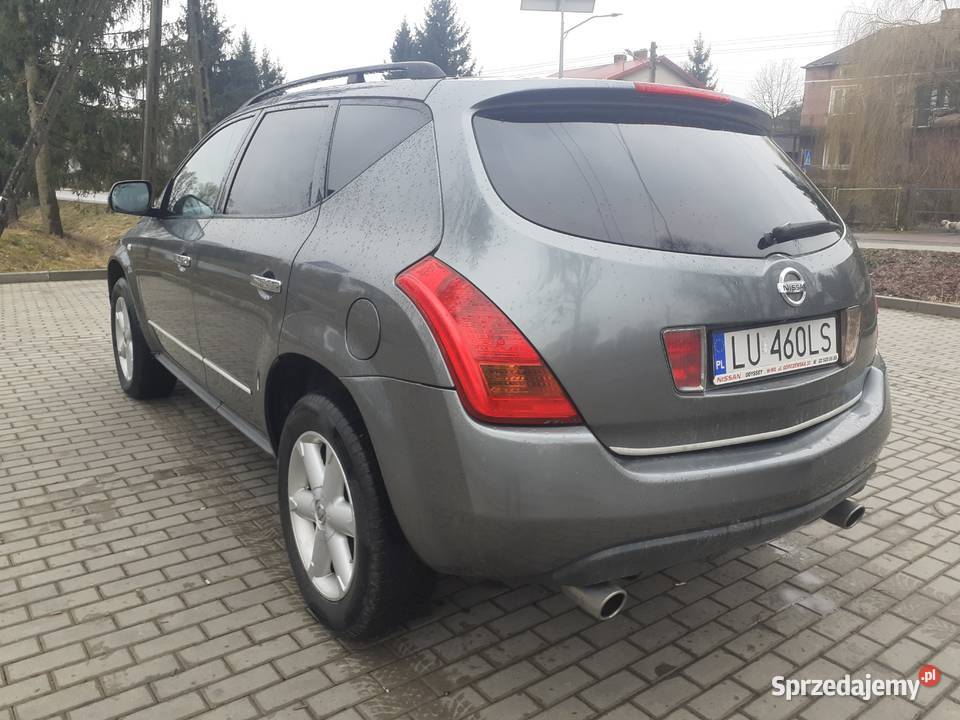NISSAN MURANO Z50 4X4 35 BG 235 2006 AUTOMAT lubelskie Lublin