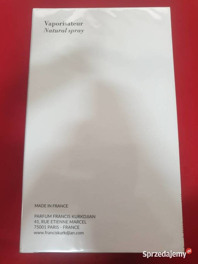 Maison Francis Kurkdjian Grand Soir Woda mazowieckie Radom sprzedam