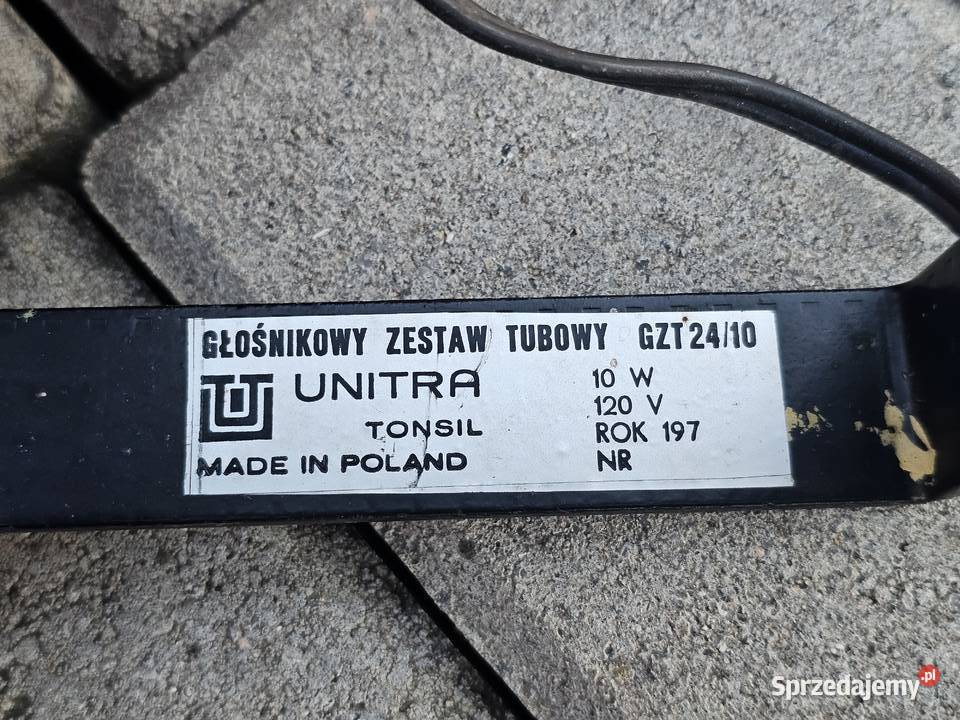 Megafony Tonsil GZT 2410 głośnik megafonowy tuba Audio Ostrów Wielkopolski
