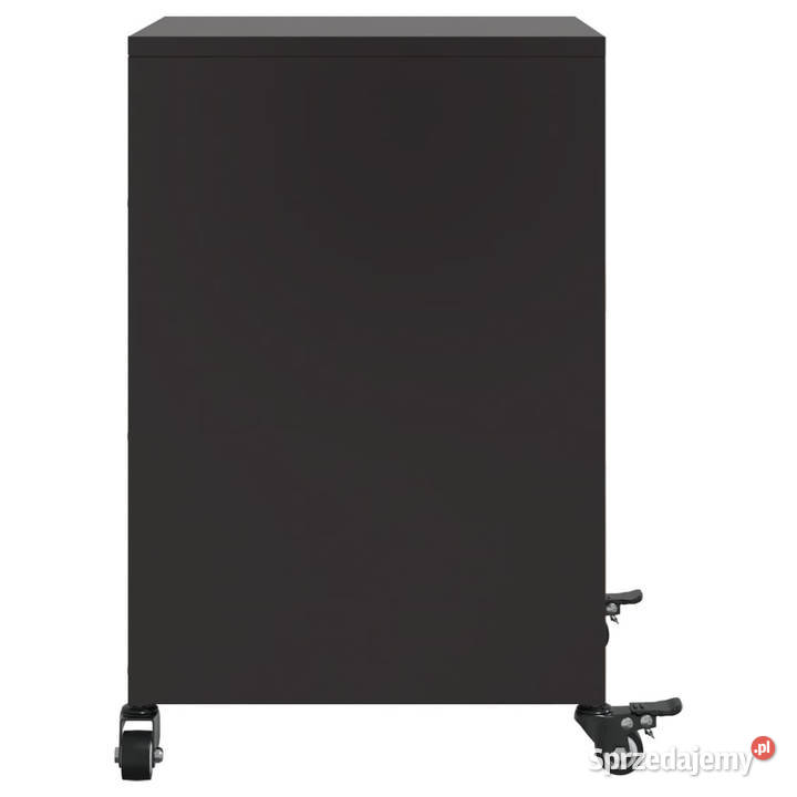 Szafki nocne 2 czarne 36x39x59 stal WM846717 mazowieckie Warszawa sprzedam