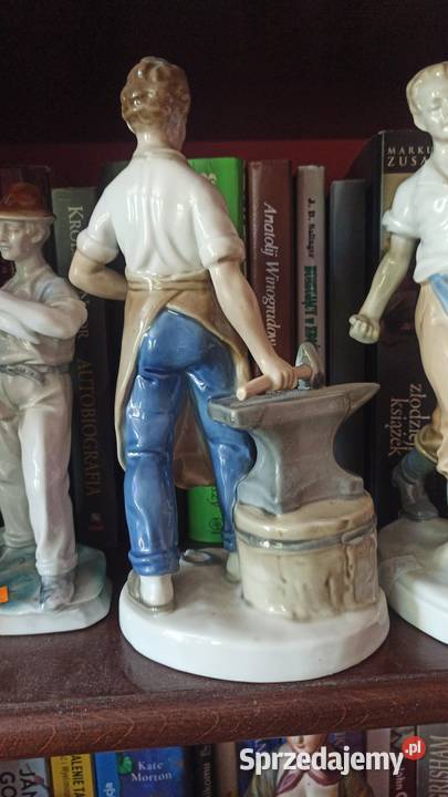 Figurka kowala Niemiecka figurka wyprodukowana w Gdańsk