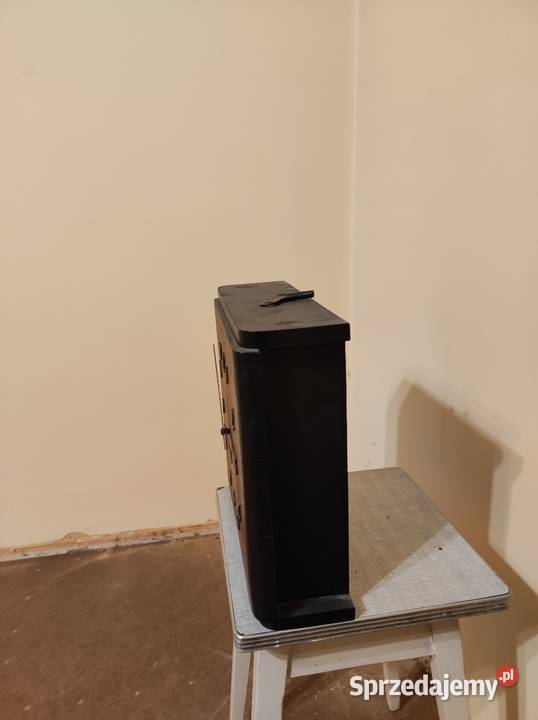 Stary drewniany zegar z PRL Żywiec sprzedam