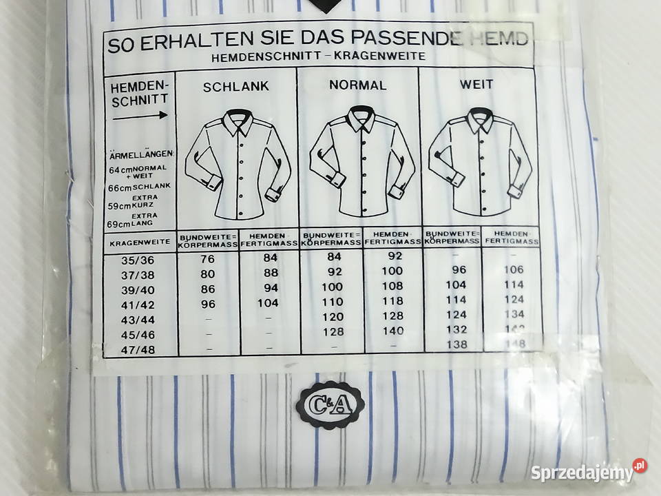 Nowa męska koszula w paski CA Rozmiar 42 LXL C&A Biłgoraj