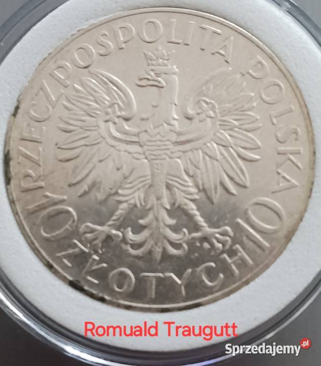 10 Romuald Traugutt 1933 r Oryginał Super stan wielkopolskie Konin