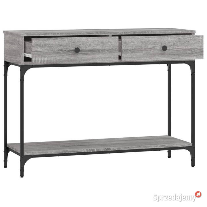 Stolik konsolowy szary dąb sonoma 100x345x75 mazowieckie