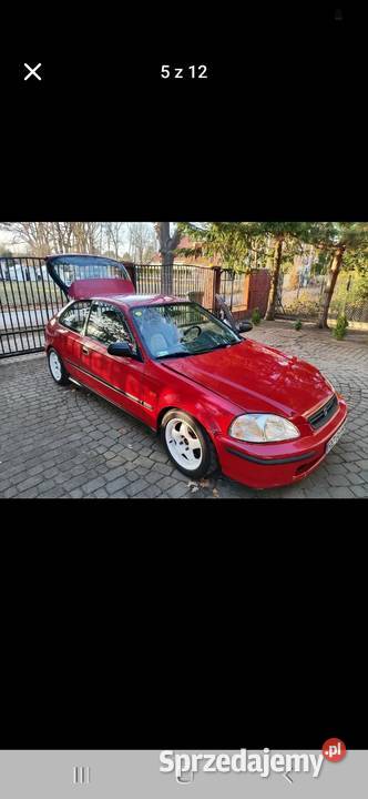 Honda civic kjs time attack d16w4 swap 140hp Łódź