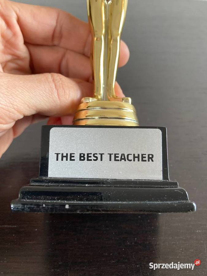 Statuetka z dedykacją Best Teacher Figurki i rzeźby Dom i Ogród
