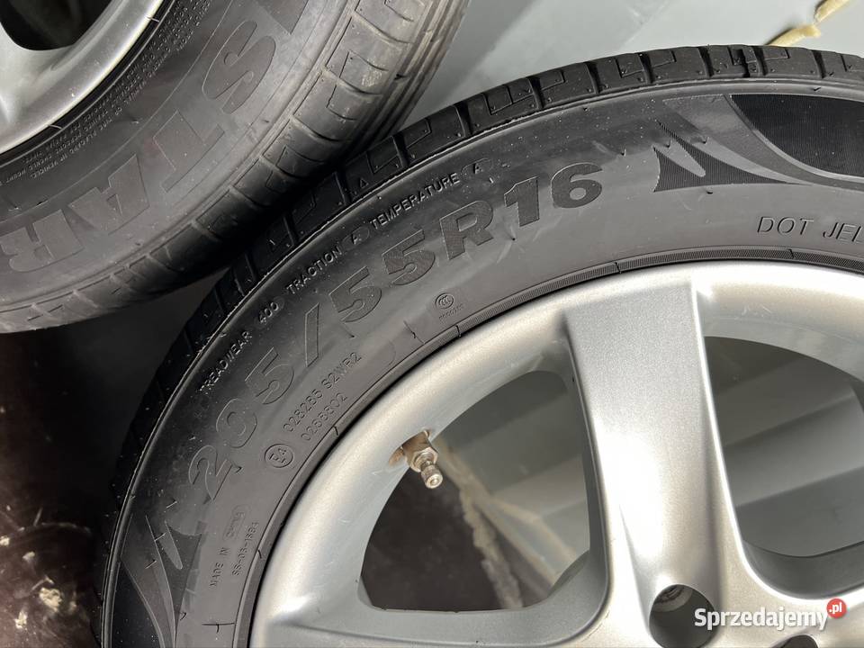 Koła aluminiowe opony letnie nowe 20555 R16 Turośl
