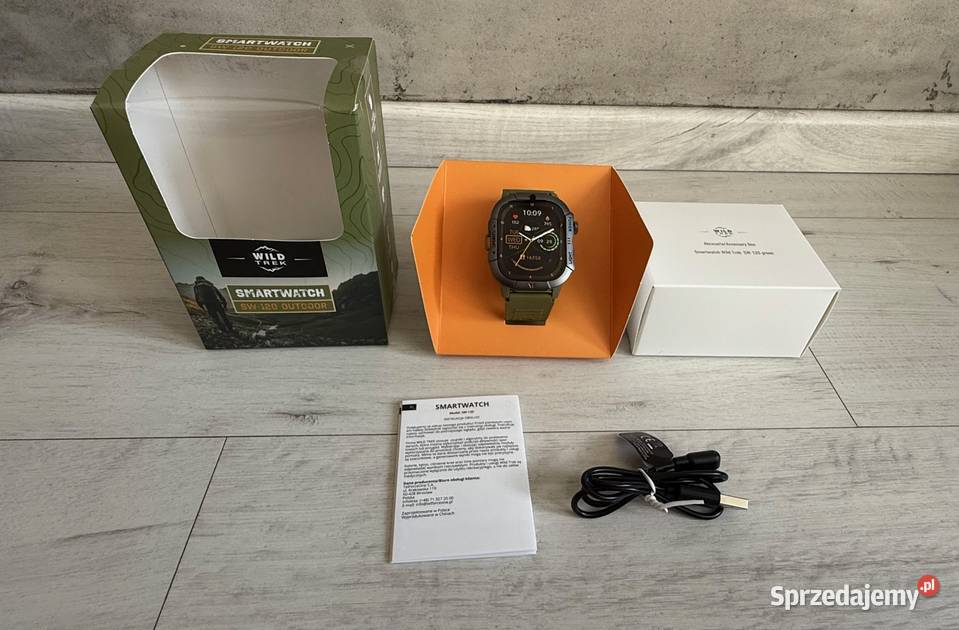 NOWY smartwatch zegarek zielony SW120 outdoor Łódź