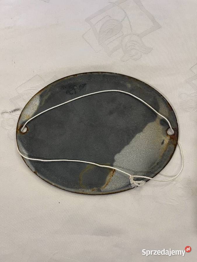 Niemiecka tablicaszyld emaliowany Kraft durch Kraków sprzedam