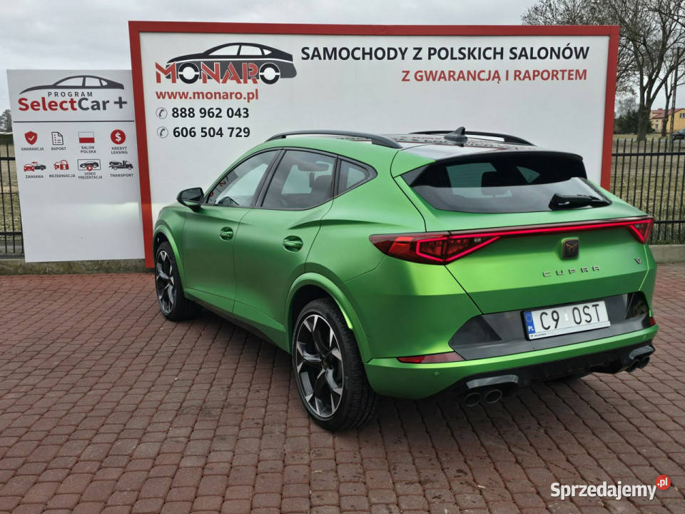 Cupra Formentor VZ 20 TSI 310 4Drive Salon klimatyzacja kujawsko-pomorskie Włocławek sprzedam