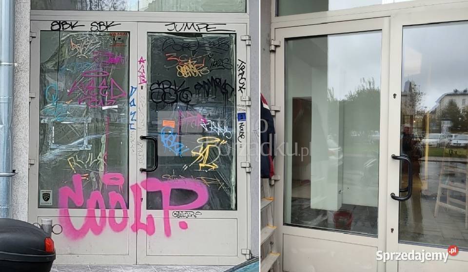 MYCIE OKIEN KRAKÓW MYCIE WITRYN PRZESZKLEŃ W małopolskie Kraków