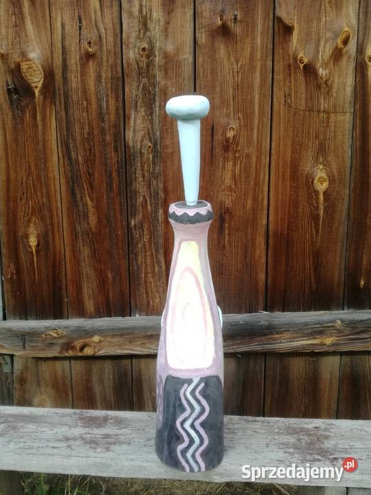 Rzeźba mrówkojad na imprezie Brzozowica Duża