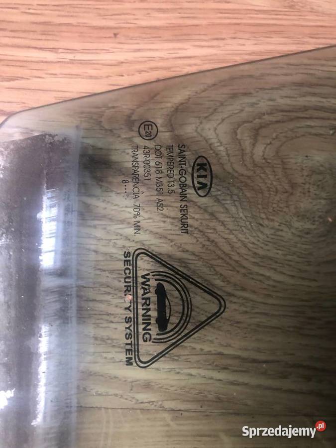 SZYBA BOCZNA DRZWI PRAWY PRZÓD KIA SPORTAGE II 2 mazowieckie Józefin