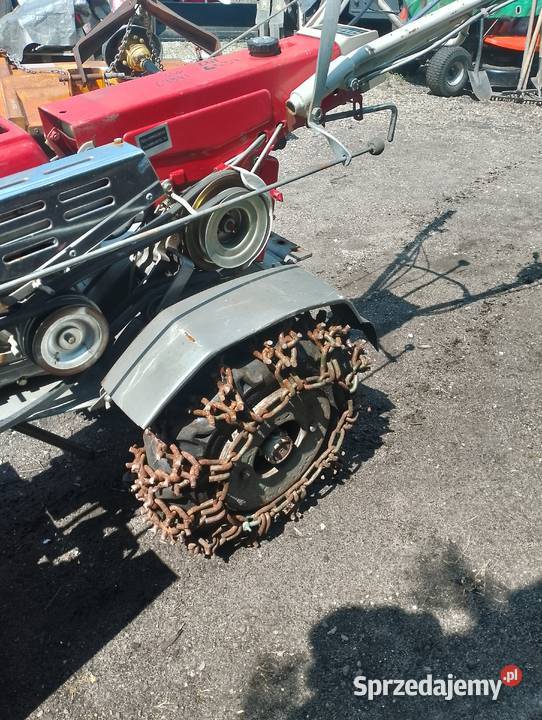 Ciągnik jednoosiowy Mitsubishi CT351 pług Pabianice