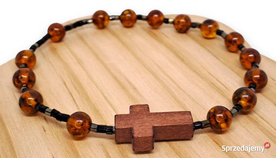 Bransoletka różaniec dziesiątka różańca z Bransoletki Warszawa